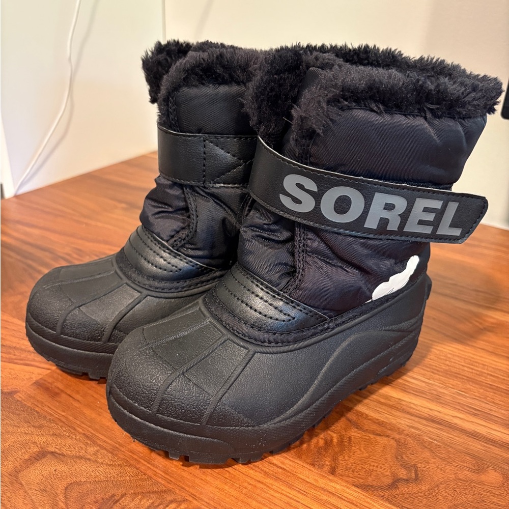 Sorel Black Winter Boots -kids size 13